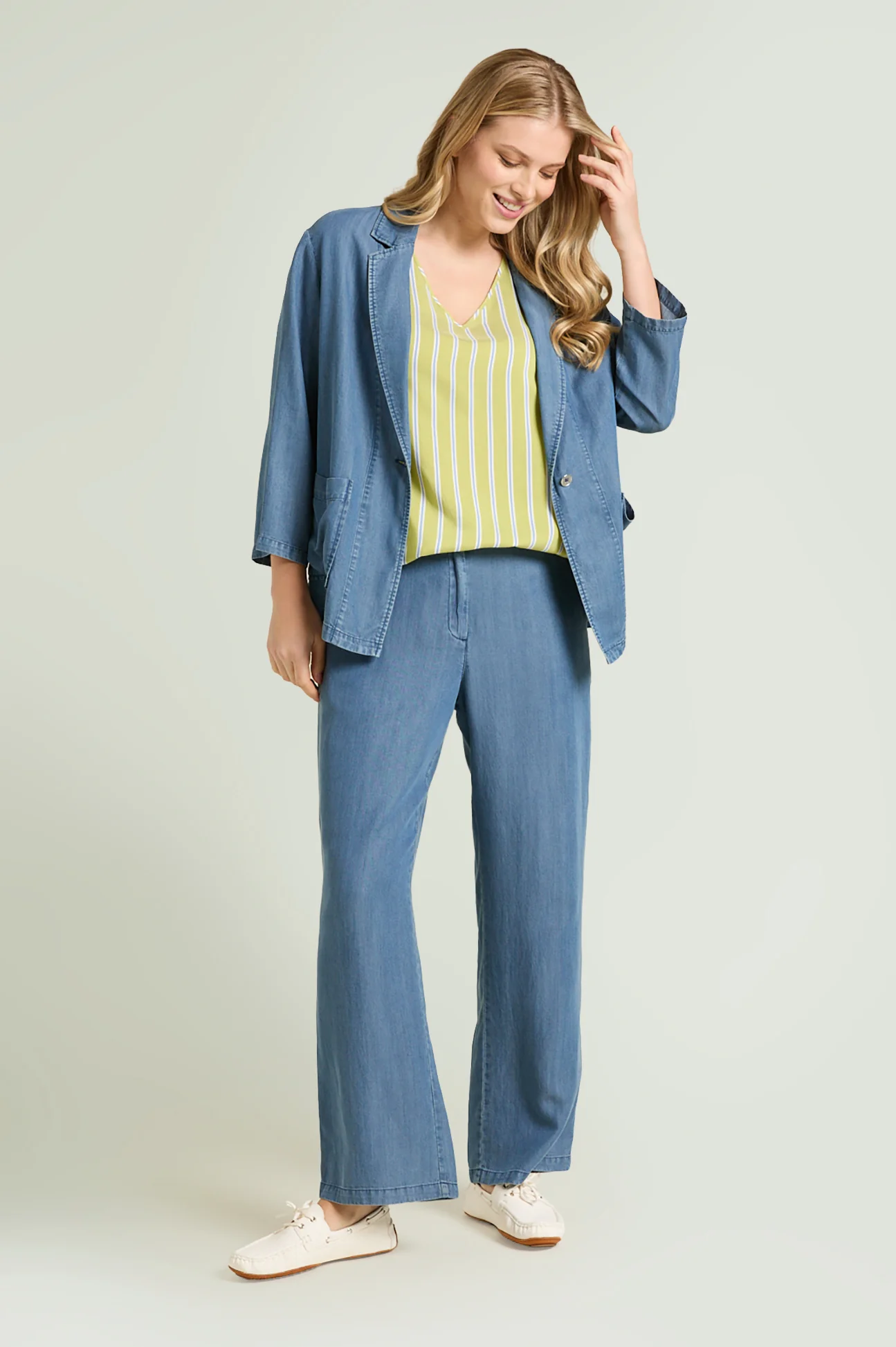 BLUSA A RIGHE - Image 3