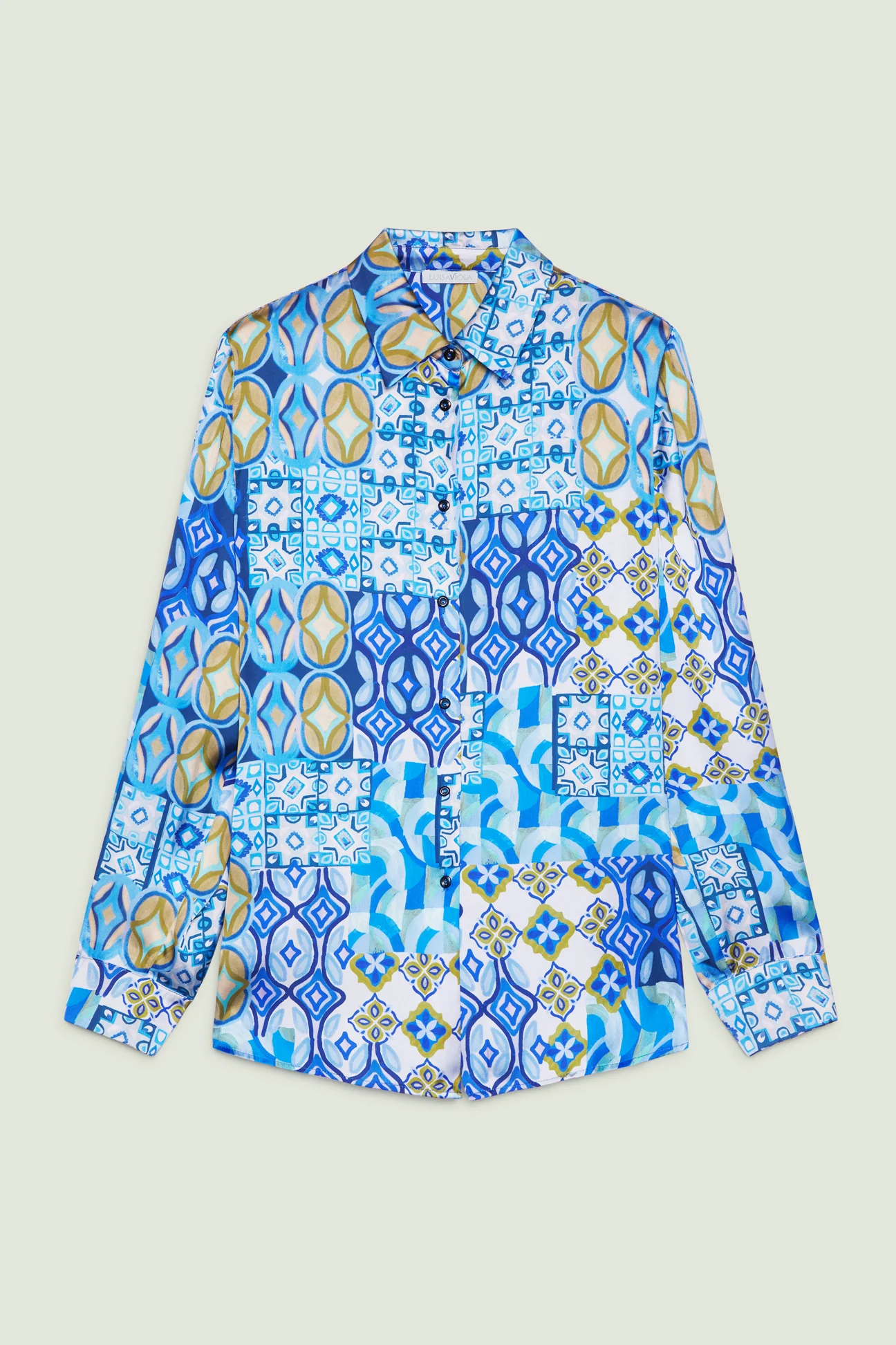 CAMICIA IN SATIN STAMPATO - Image 5