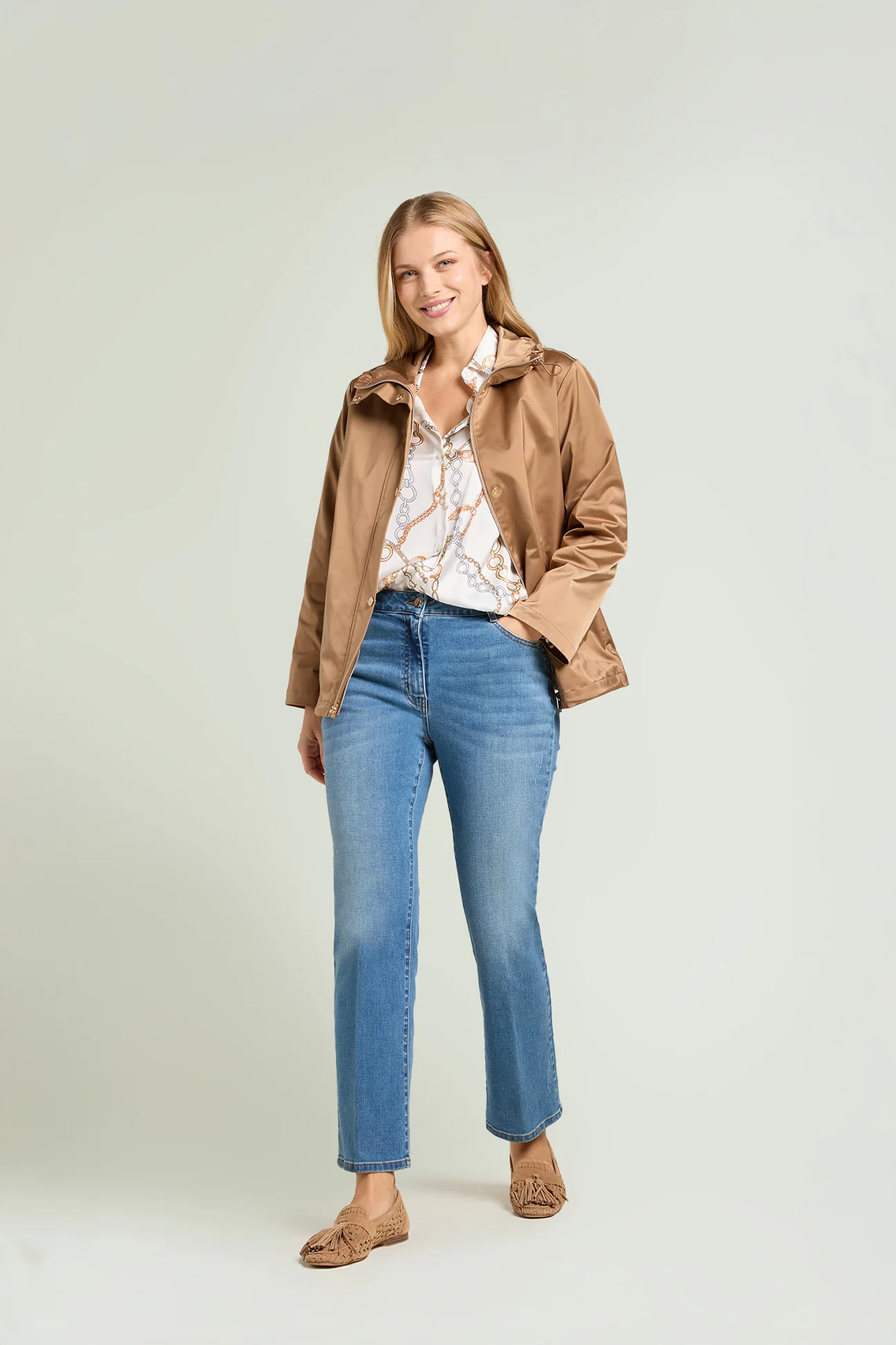 CAMICIA IN SATIN STAMPATO - Image 5