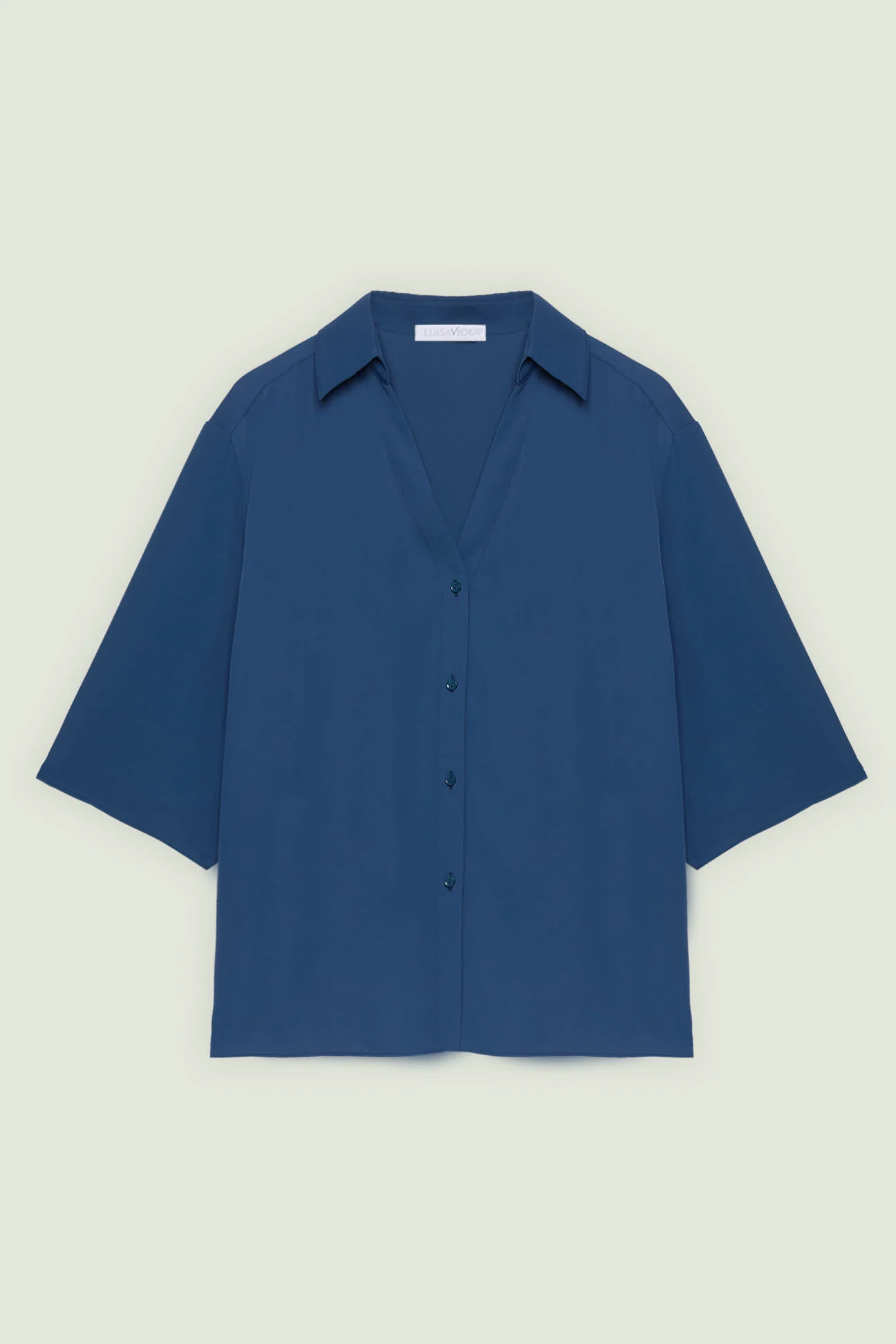 CAMICIA IN TESSUTO FLUIDO SILKY TOUCH - Image 7