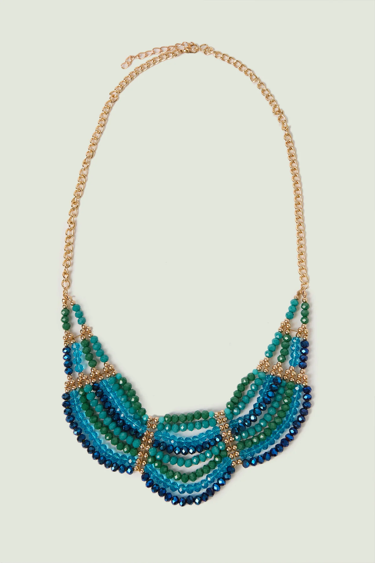 COLLANA-COLLIER DI JAIS E PERLINE DORATE - Image 7