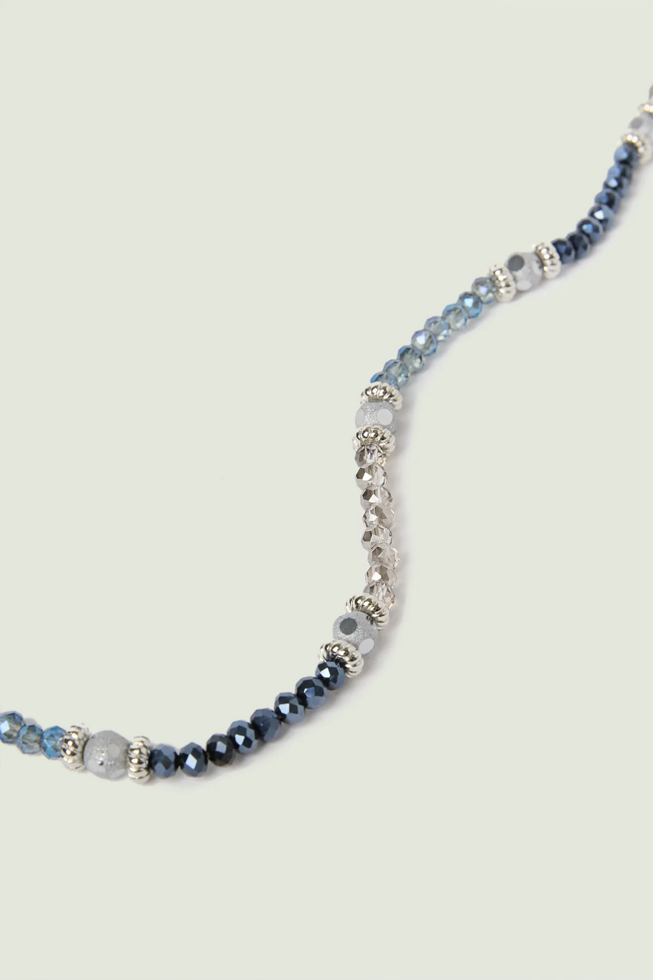 COLLANA CON PERLINE SFACCETTATE E FRANGE - Image 4