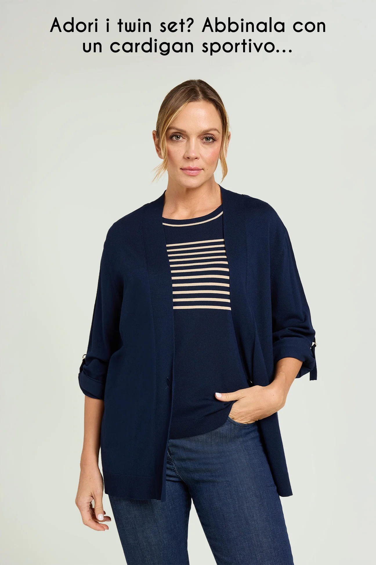 MAGLIA A RIGHE IN VISCOSA COMFORT - Image 4