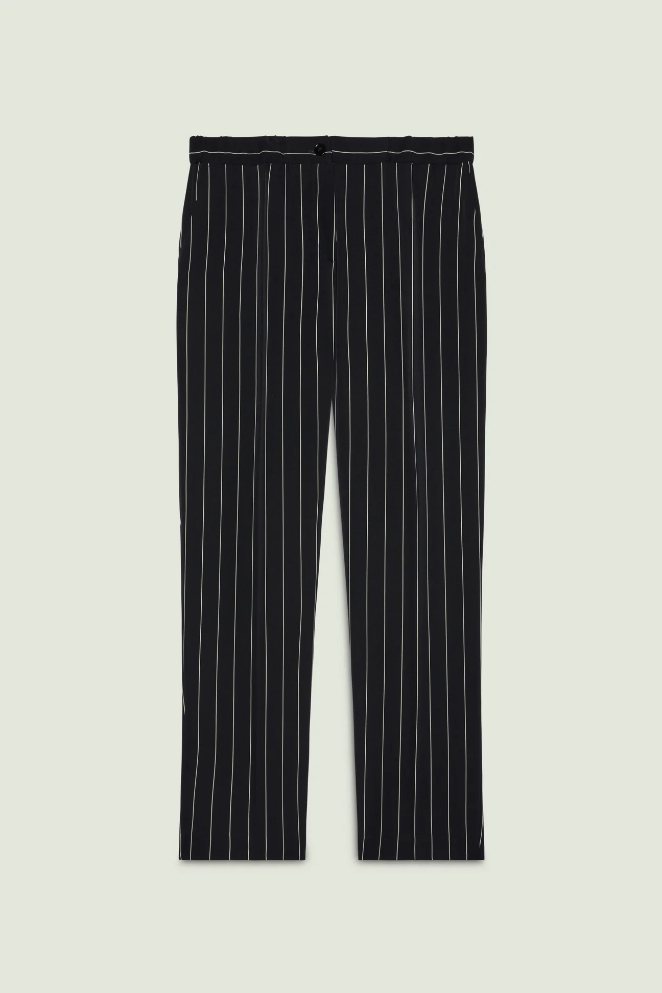 PANTALONI A SIGARETTA IN CADY GESSATO - Image 5