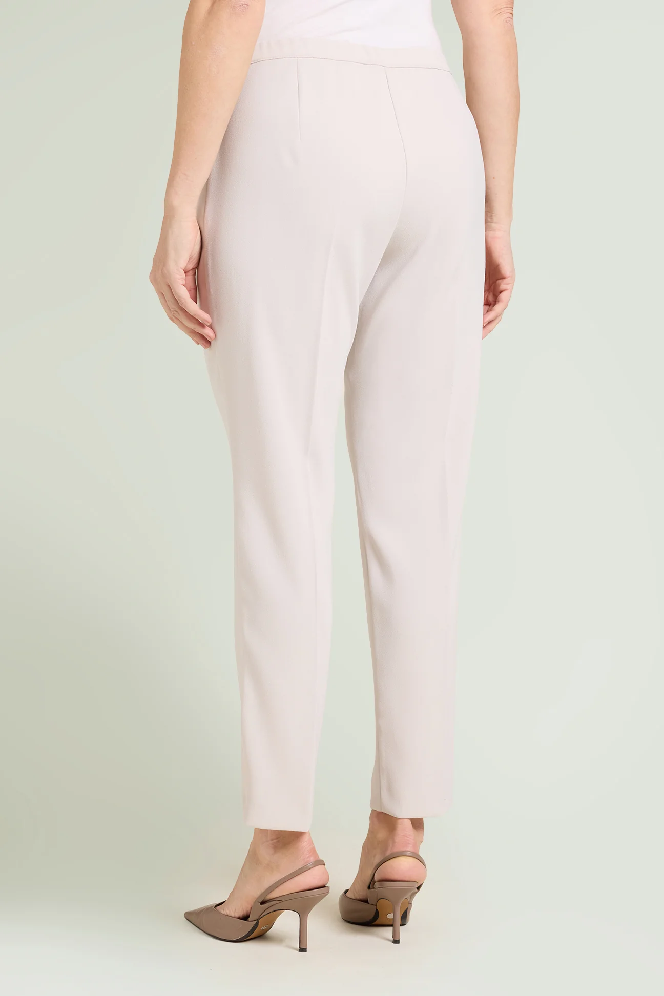 PANTALONI A SIGARETTA IN CREPE CADY - Image 4