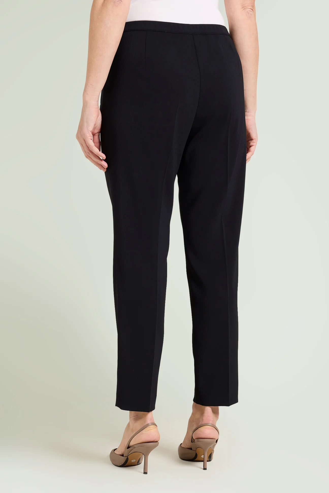 PANTALONI A SIGARETTA IN CREPE CADY - Image 4